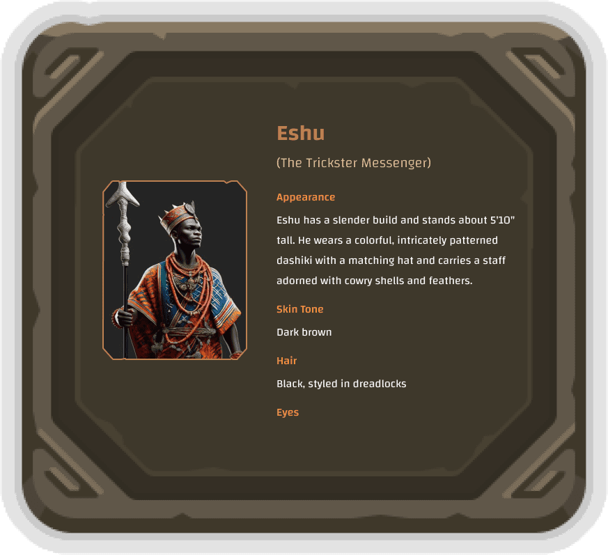 Character Info - Eshu